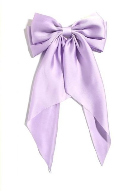 selam Large Silky Hair Bow Clip Hair Clip
