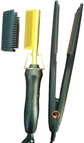 Lihle Electric Hot comb & Professional Hair straightner Hair Combo
