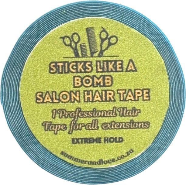 Summer and Love Hair Tape Extreme Hold ( Sticks Like a Bomb) 3m x 1cm Hair Tattoo/Sticker
