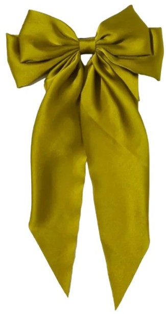 selam Large Silky Hair Bow Clip Hair Clip