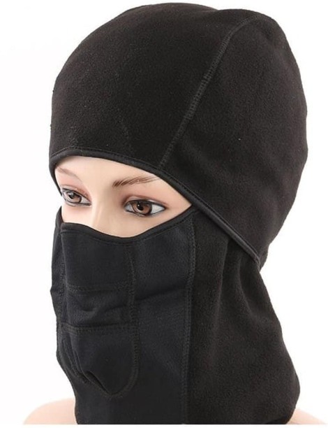 Killer Deals Winter rain snow cold wind-resistant ski balaclava face mask - Black Head Band