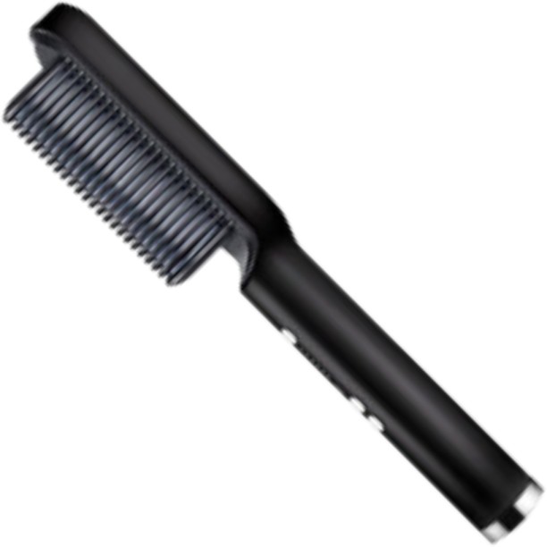 aorlis Electric Hair Straightener Comb Brush 34W- Black Hair Brush