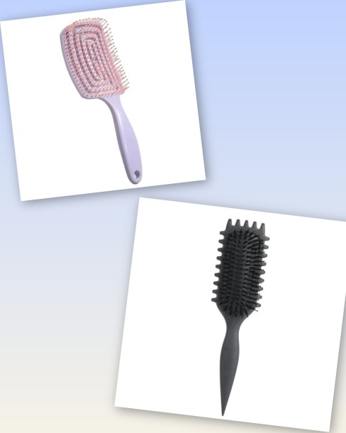 Tirhano Detangling Brush + Bounce Curl Brush Hair Brush