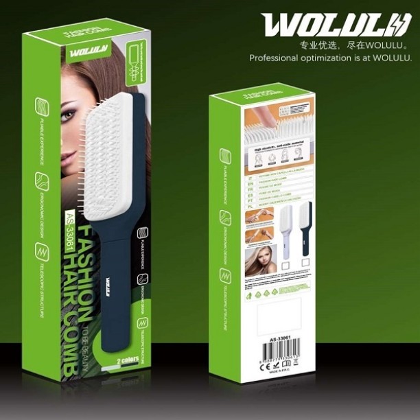Wolulu Long Hair Brush Hair Brush