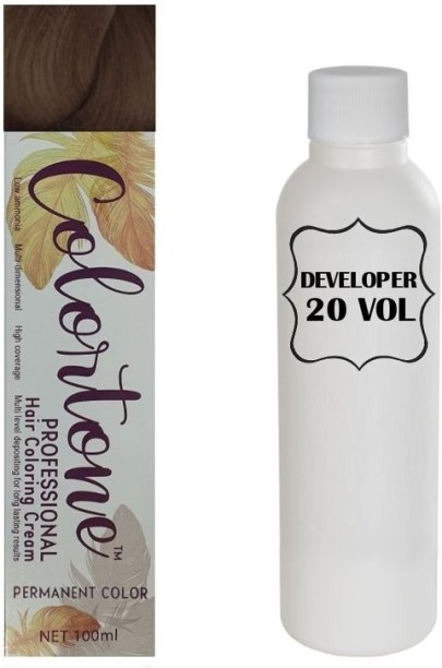 colortone Colortone Professional Hair Dye Tint Double Coverage Coloring Cream - 5.3 Golden Brown , Brown