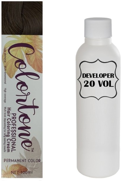 colortone Colortone Professional Hair Dye Tint Double Coverage Coloring Cream - 5.0 Medium Chocolate , Brown