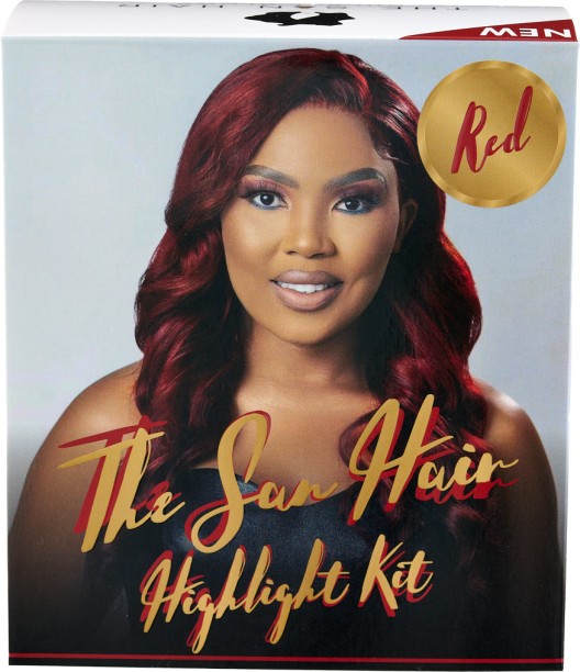 The San Hair Highlight Kit Red ,