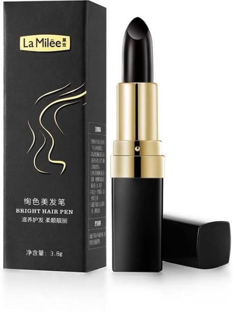 La Milee Hair Dye Root Coverage Stick Temporary Cover Up White Hair-Black LaMilee ,