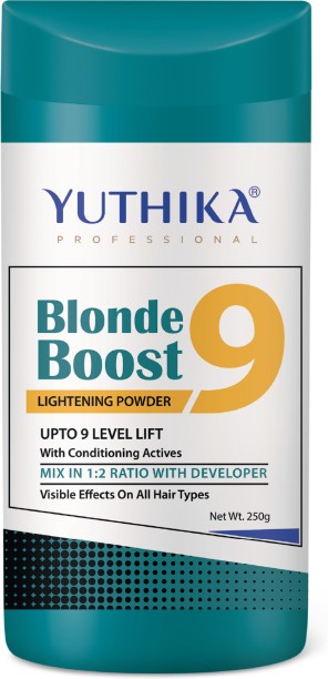 Yuthika Professional Blonder Powder For Hair Color Upto 9 Level, 250gm Jar ,
