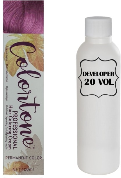 colortone Colortone Professional Hair Dye Toner Tint Coloring Cream - 8BV Medium Lilac Platinum , Lavender