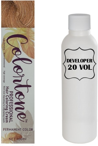 colortone Colortone Professional Hair Dye Toner Tint Coloring Cream - 6.5 Caramel , Gold