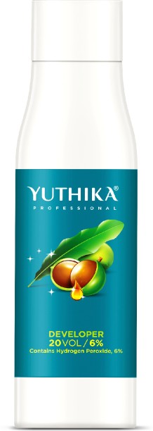 Yuthika Professional Hair Developer 20 Volume (6%) Salon-Grade | Macadamia Oil | Hair Color Developer for Grey Coverage & Lifting | 250ml ,