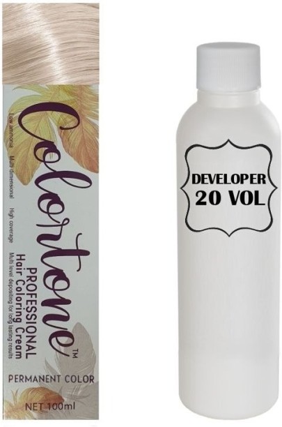 colortone Professional Hair Dye Tint Double Coverage Coloring Cream - C9-19 Beige Savanna Blonde , Gold