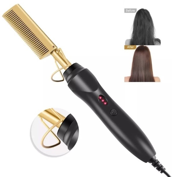 Citi Plug Hot Comb Hair Styler (GOLD, BLACK)