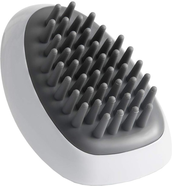 ALANES Silicone Scalp Shampoo Shower Massage Brush