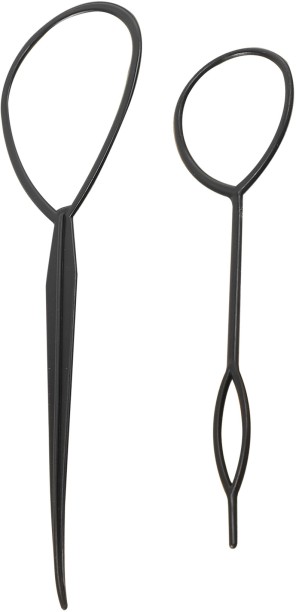 Gocutte 2 pcs Topsy Tail Hair Styler Hair Style Hair Twister Snare Loop Hair Curler