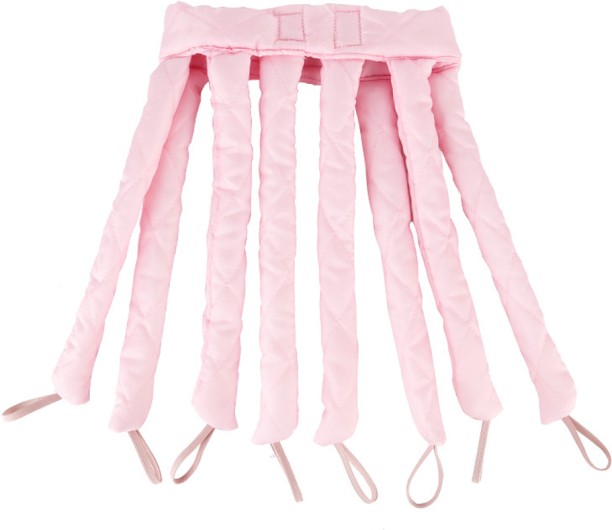 ALANES Octopus Heatless Hair Curlers Sleep No Heat Hair Rollers Headband - Pink Hair Curler