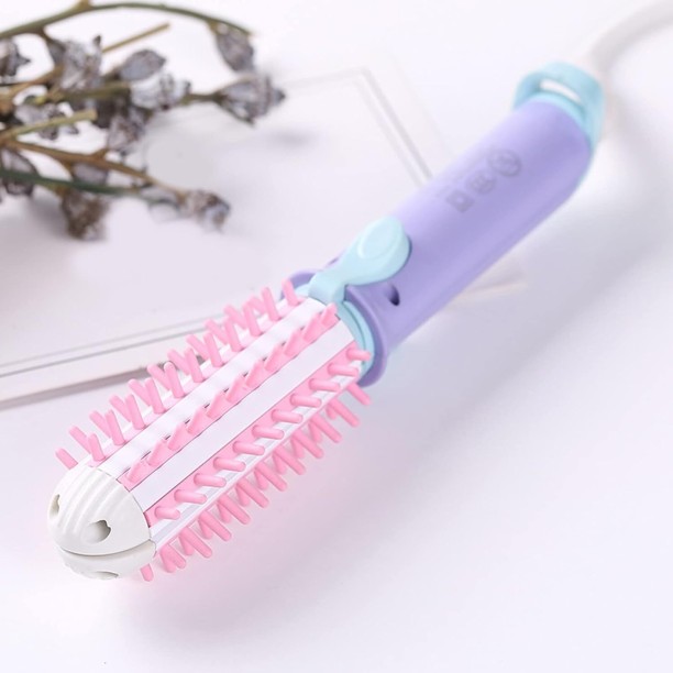 Just Simplified Colorful Mini Curling Iron Brush Hair Curler
