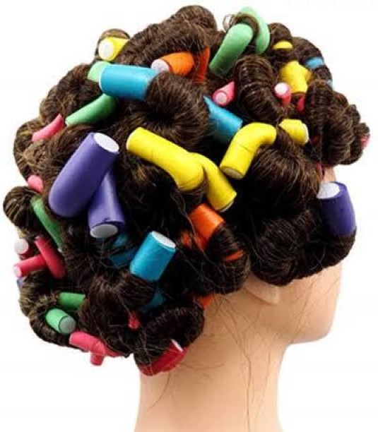 Non Branded Foam Bendy Hair Curlers Combo Hair Curler
