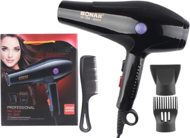 SONAR Hair Dryer Salon Home Use Professional Blow Hair Dryer With Comb Hair Dryer