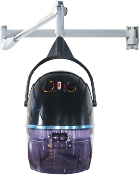 RIBALTA Hood Dryer - Wall Mounted - 3 Speed - Black Hair Dryer