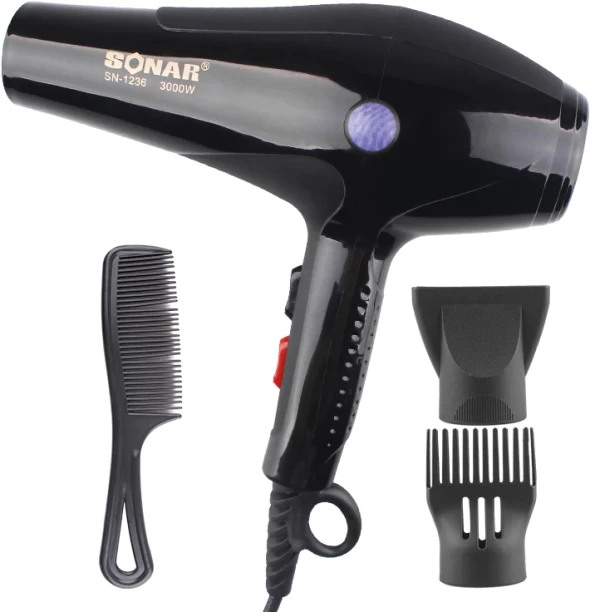 Sonar Household Salon Professional DC Motor Blow Hair Dryer With Concentrator Function Hair Dryer