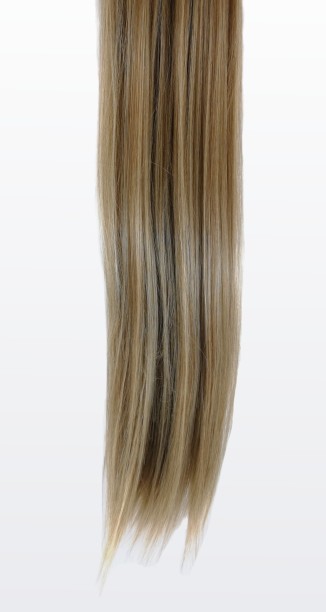 Flye 10 Piece Straight Long 55-60cm Full Head Clip-on  Extensions XXL - M988 Light latte blonde-brown Mix Straight Hair Extension