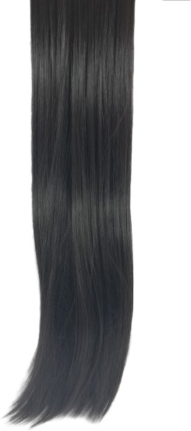 Flye 10 Piece Straight Long 55-60cm Full Head Clip-on  Extensions XXL - 2 Dark Brown Straight Hair Extension