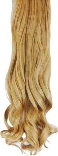 Flye 10 Piece Wavy Long 55-60cm Full Head Clip-on  Extensions XXL - 24/27 Neutral Honey Blonde Hair Extension