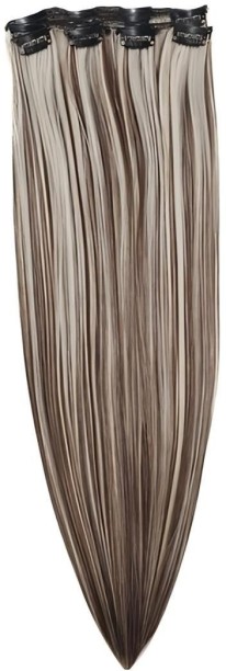 Flye 10 Piece Straight Long 55-60cm Full Head Clip-on  Extensions XXL - 9H88 Expresso Mix Hair Extension