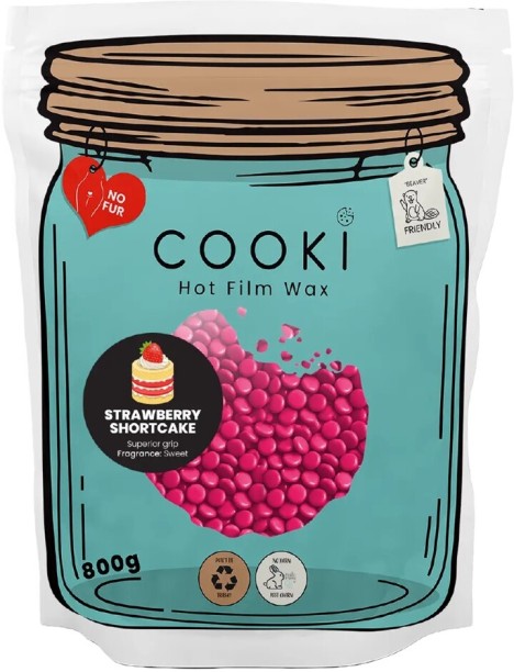 COOKI Wax Film Wax Beads - Strawberry Shortcake 800g