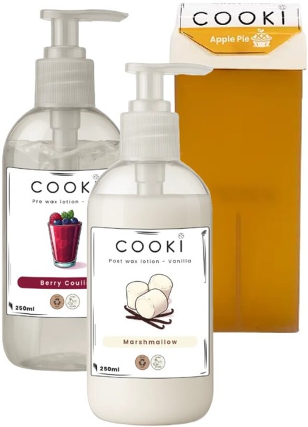 COOKI Pie Cartridge, Pre-Wax Lotion + Post-Wax Lotion