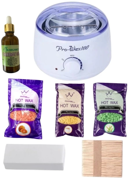 Lihle Professional Wax Warmer Set with Carrot Oil