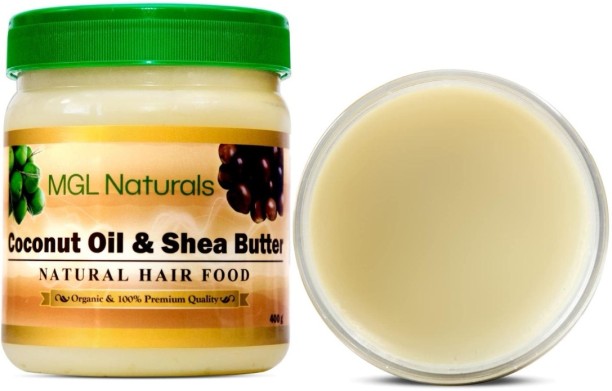 MGL Naturals Unrefined African Coconut Oil & Shea Butter Natural Hair Food
