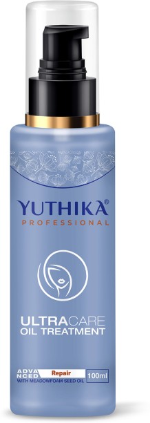 Yuthika Professional UltraCare Oil Treatment, Advanced Hair Repair Oil, Hair Oil for Dry and Frizzy Hair, 100ml / 3.38 fl-oz