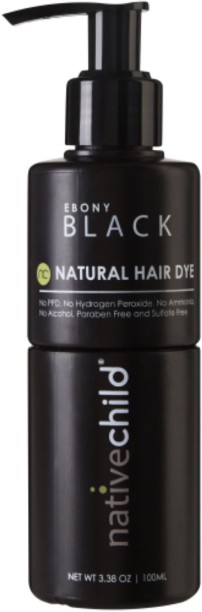 Native Child Clean Hair Colour Black , Black