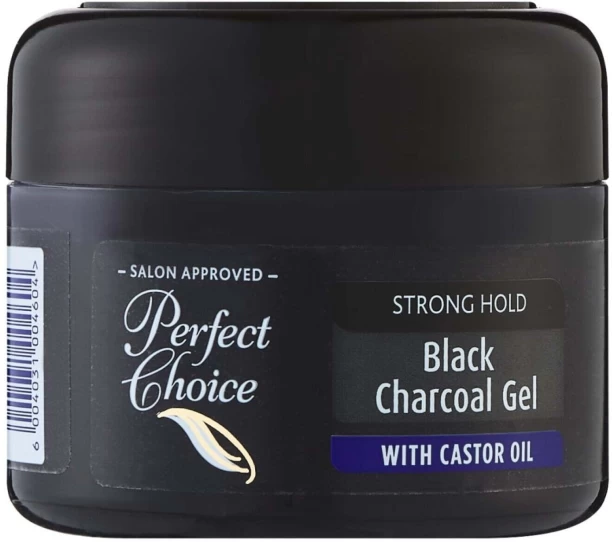 Perfect Choice Black Charcoal Gel All Hair Types