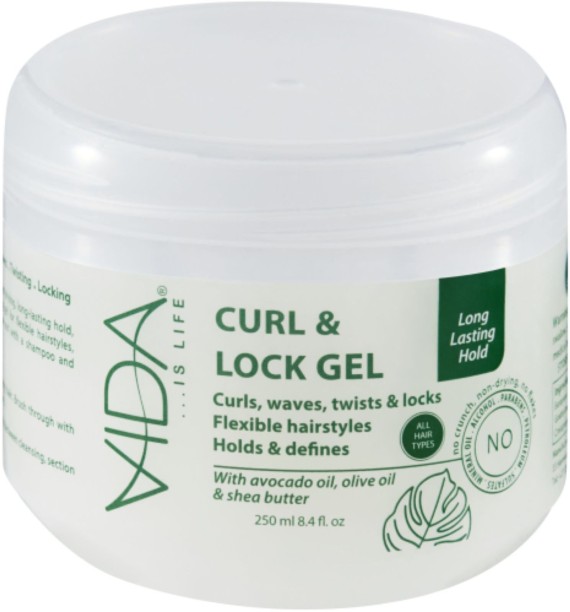 VIDA IS LIFE Curl & Lock Gel 250ml All Hair Types