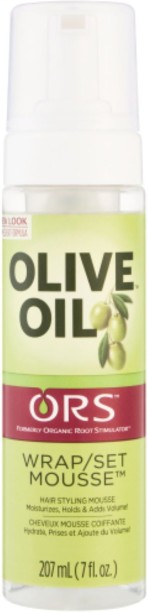 ORS Olive Oil Wrap/Set Mousse 207ml All Hair Types