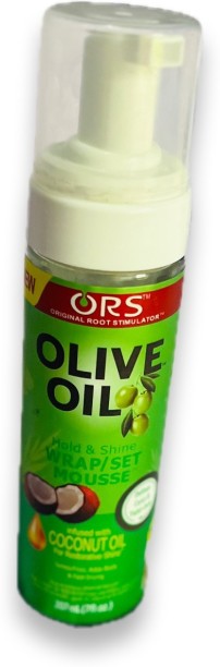 ORS Hold & Shine Wrap/Set Mousse For Wigs, Braids and Curly Hair All Hair Types