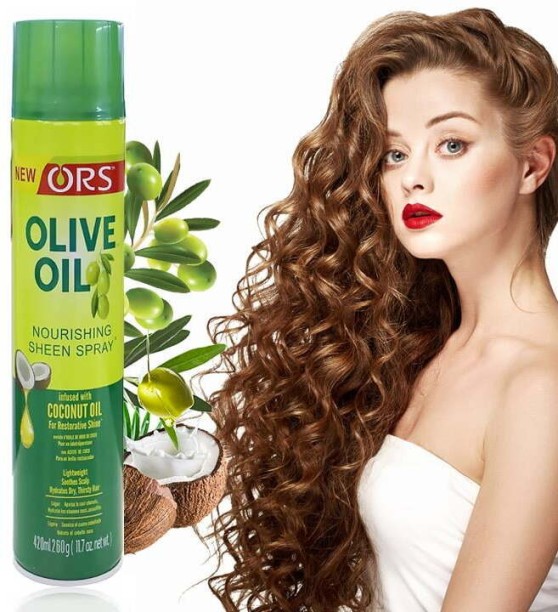 Afrisino Imports Olive Oil Nourishing Sheen Dry Hair Spray Dry Hair