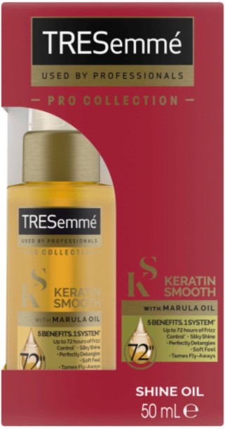 TRESemme Keratin Smooth Hair Spray Oil Treatment Frizz Control 50ml All Hair Types
