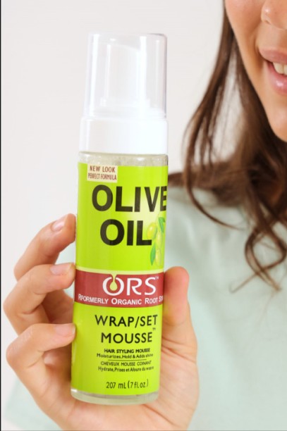 ORS Olive Oil Olive Oil Wrap/Set Hair Styling Mousse All Hair Types