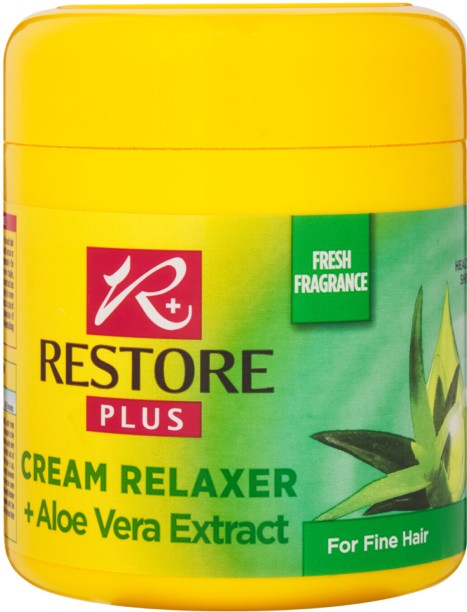 Restore Plus Cream Relaxer and Aloe Vera Extract Natural hair