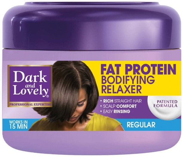 Dark And Lovely Fat Protein Hair Relaxer (Regular) All Hair Types