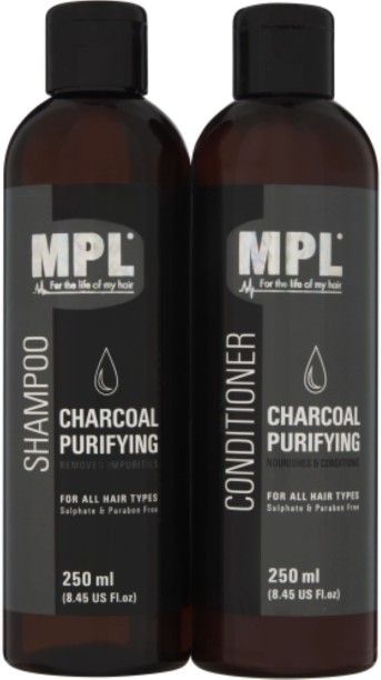 MPL Shampoo & Conditioner Twin Pack Charcoal All Hair Types