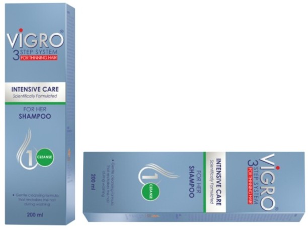 Vigro Intensive Care For Her Shampoo-For Gentle Cleasing,Revitilization & Nourishment-