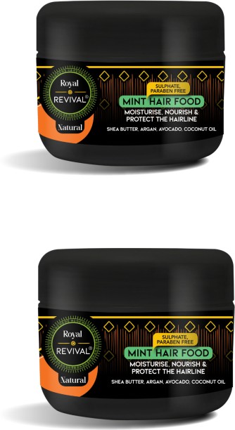 Royal Revival Mint Hair Food with Shea Butter, Argan, Avocado, Coconut Oil 125 ML