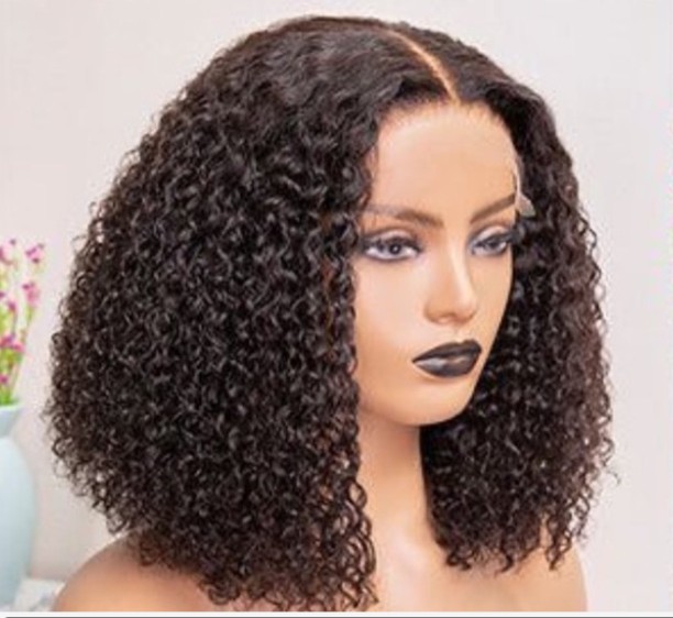 jerry curls Medium Hair Wig