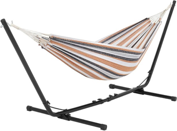ELCTRO WORLD 2 Person Hammock with Stand Nylon Hammock